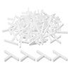 sourcing map 200Pcs Wall Floor Tile Plastic T Shape Spacers