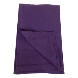 Ragged Rose Cotton Tablecloth for a 6-7 Ft Table - Versatile Table Cloth with Simple Embroidered Hem - Indoor & Outdoor Decor for Living Room, Kitchen, & Garden