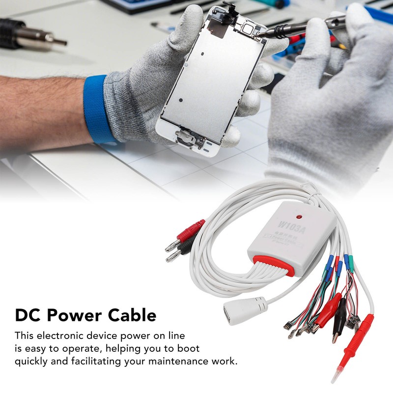 Power Boot Cable Dual Connection Port Electronic Device Repair DC