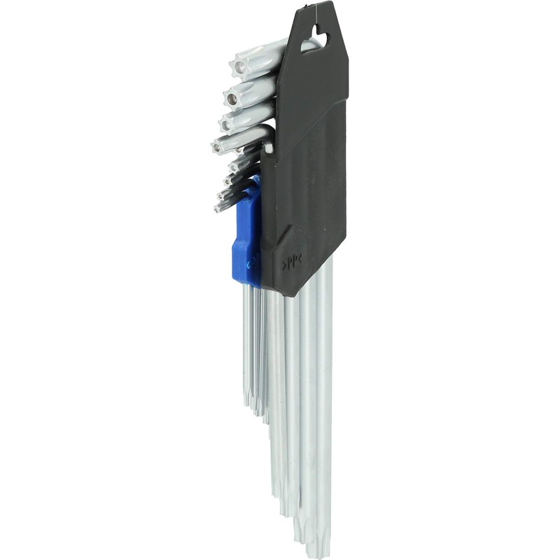 BRILLIANT TOOLS Allen Key Set, TX Profile, Short, Chrome Vanadium
