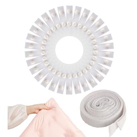 Duvet Holders for Corners Inside - Snaps to Keep Duvet Cover and Comforter in Place (30, White)