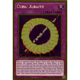Yu-Gi-Oh! - Cubic Rebirth (MVP1-ENG43) - The Dark Side of Dimensions Movie Pack Gold Edition - 1st Edition - Gold Rare