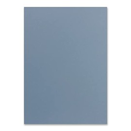 25 DIN A4 Paper Sheets Plano Sheet – Grey Blue (Blue) – 240 g/m² – 21 x 29.7 cm – Clay Paper Photo Card Craft Paper Coloured Card – Colourful