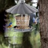 Wild Bird Feeder Foldable Panorama Gazebo Bird Feeder Portable Outdoor