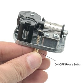 Pursuestar You are My Sunshine Wind Up Music Box with ON-Off Switch, Yunsheng Clockwork Musical Mechanism Movement for DIY Music Boxes Replacement