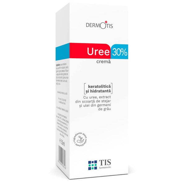 UREA CREAM 30% TIS - Scar Removing, Eczema, Keratosis, Psoriasis , Rashes. For Dry & Cracked Skin, Eczema, Rashes, Psoriasis Help Remove Scars & Wound Healing With Lactic Acid - AHA, Oak Bark & Wheat Germ Oil by TIS