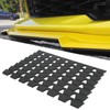 8pcs Front Bumper Scrape Guard Set Rubber Black Universal Bumper