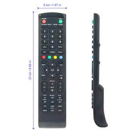 AULCMEET Remote Control New Replace Remote fit for Polaroid Smart TV TQL32R4PR024 TQL32R4PR029 TQL32R4PR025 KDE32ML314ATS-6 TVLED32HDPR003 TQLHD32PR001