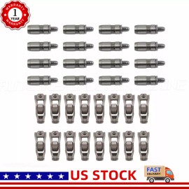 VEHITO 16x Lifters 16x Rocker Arms Fits 2002-2012 Dodge Ram 1500 Engine 4.7L 3.7L