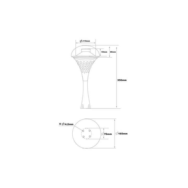 TIC GS10 4" 2Way 50W Outdoor Speakers Black(Pair)
