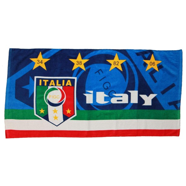 SUPERDAVES SUPERSTORE Italia Italy Soccer Beach Towel 56" X 28". New