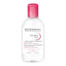 BIODERMA, Agua Micelar, Sensibio H2O, Desmaquillante para Piel Sensible, Calma y Reduce la Irritación, 250 ml