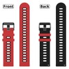 Meliya Silicone Watch Bands Quick Release 20mm 22mm, Soft Silicone