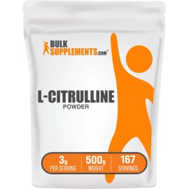 BulkSupplements L-Citrulina - Suplemento para un mejor rendimiento en el ejercicio