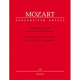 Divertimento in E-flat major for Violin, Viola and Violoncello K.563 (Parts)
