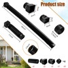 ZASLEME 2 Pack Rain Gutter Downspout Extensions Flexible,Downspout Extender Diverter