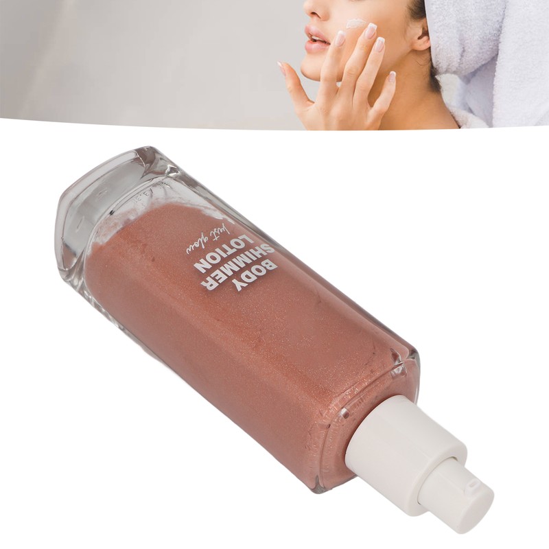 Glitter Body Lotion Skin Brightening Light Texture Reflective Shiny Highlighter