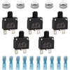 BlueStars 5 Packs 3Amp Thermal Circuit Breaker 125/250V AC 32V