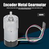 JGB37‑3530 DC12V Encoder Metal Gearmotor Speed Reduction High Torsion Encoder