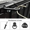 AMANDELIZABE Pack of 22 D Construction Ring Lashing Eyelets Stainless