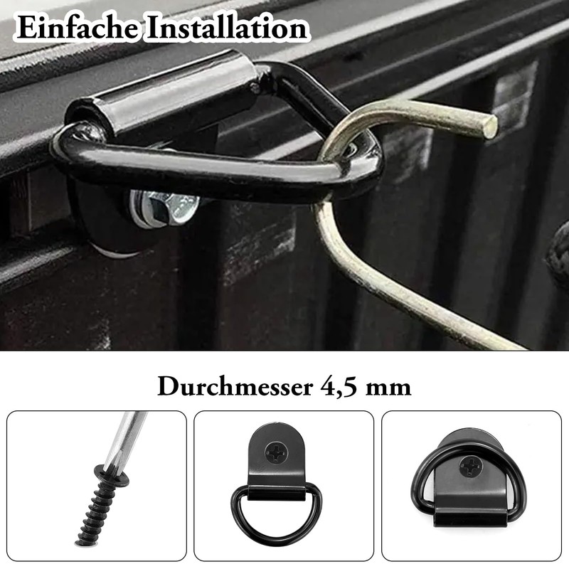 AMANDELIZABE Pack of 22 D Construction Ring Lashing Eyelets Stainless