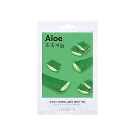 Missha Airy Close-Fit Sheet Mask (Aloe) / 미샤 에어리 밀착 시트마스크 1매 (알로에)