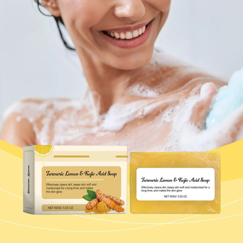 Tabletas De Limón Y Cúrcuma X Soap, Limpiadoras, Faciales Y