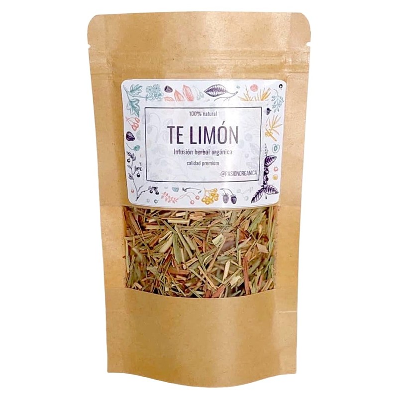 Pasión Orgánica - TE LIMÓN LIMONARIA LEMONGRASS ORGÁNICO deshidratado té