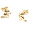 Children's Stud Earrings Witch in Gold 333 8 Carat Yellow