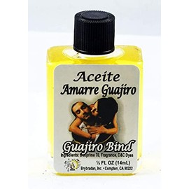 1 Piece BRYBRADAN GUAJIRO Bind Spiritual Oil AMARRE GUAJIRO ACEITE ESPIRITUAL -1/2 FL OZ 14.7ML