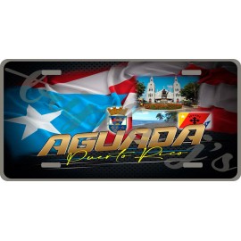 Puerto Rico AGUADA  License Plate