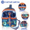 YOYTOO Kids Double Decker Cooler Insulated Lunch Bag, Back to