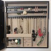Hives and Honey "Collage Frame Jewelry Storage, Black