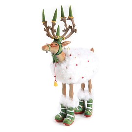 MACKENZIE-CHILDS Patience Brewster Dash Away Figurine, Christmas Home Decor, Blitzen Reindeer