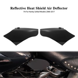 YHMTIVTU Mid-Frame Air Deflector Heat Shield Fit For Harley Softail 2000 - 2017 Fatboy