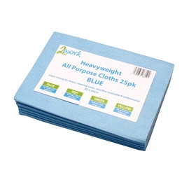 2Work Heavyweight All Purpose Cloth 500x350mm Blue (Pack of 25)