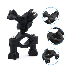 Motorcycle Handlebar Mount Adapter, Universal Bike Mount for GoPro Hero/Bluetooth Speaker/Cameras/Recorder