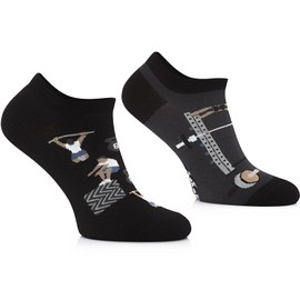 TODO Colours Funny Socks with Motif - Multicoloured, Colourful, Crazy for the Joy of Life, x low workout, 35 - 38