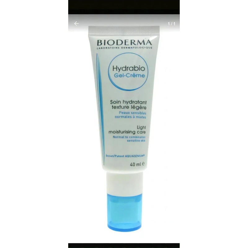 Bioderma Hydrabio Crema Hidratante En Gel Piel Sensible 40ml Tipo