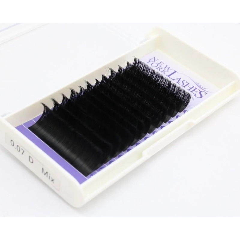 NYLashes Easy Fan Mega Volume Lashes D curl 0.07 8-15mm
