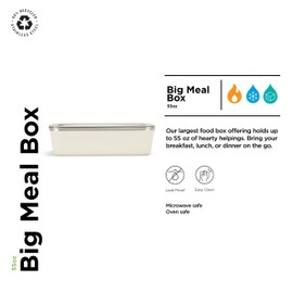 Klean Kanteen 1010627 Rise Lunch Box, Stainless Steel, Tofu