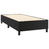 Casafoyer Box Spring Bed Frame Black 39.4"x79.9" Twin XL Faux