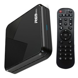 R69 Pro Android Box 14.0 TV Box H728 Octa-core with 4GB RAM 64GB ROM Dual WiFi 6.0 2.4G/5.8G LAN 1000M / H.265/ BT/ USB3.0 8K Android Box