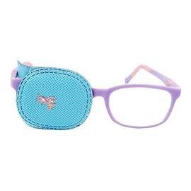 Augenklappe, Amblyopie, Augenklappe, für Kinder, zur Behandlung von Amblyopie, Strabismus, faule Augenklappe, visuelle Akuität, Erholung, normale Größe, für Kinder, Mädchen, Kinder, Blau, 6 Stück
