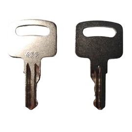 8PCS 455 Ignition Keys Heavy Equipment Forklift Key 104466 Compatible with Boom Lifts Scissor Lift Genie Skyjack Terex, Heavy Equipment Forklift Key Universal Fitment