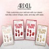 Ardell Nail Addict Gel Nail Strips - Pure Paprika, LED/UV