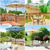 Lifeswell Heavy Duty Deck Railing Umbrella Holder, Adjustable Patio Umbrella