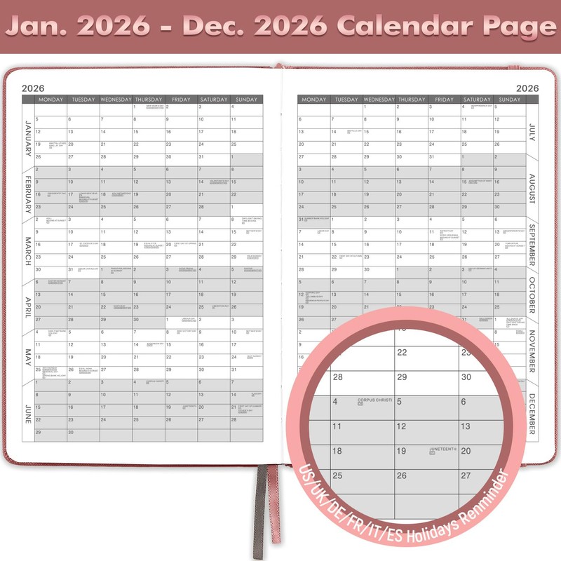 2026 Appointment Book & Planner - Jan. 2026 - Dec.