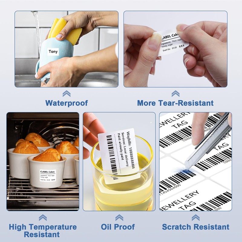 CLABEL 40 * 60 Label Maker Tape Adapted Cable Label