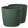 Tymar Flowerpot, planter, pack of 2, round shape (2 pack),